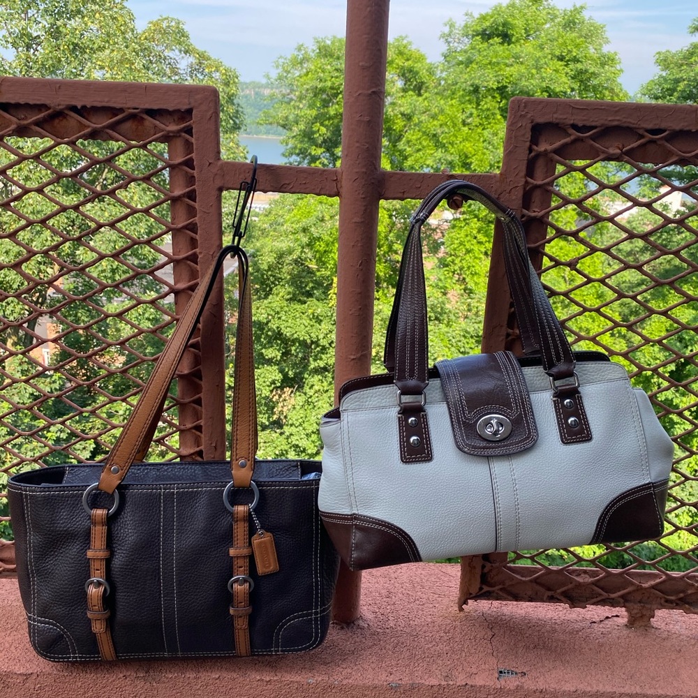 Two Coach bags bundle